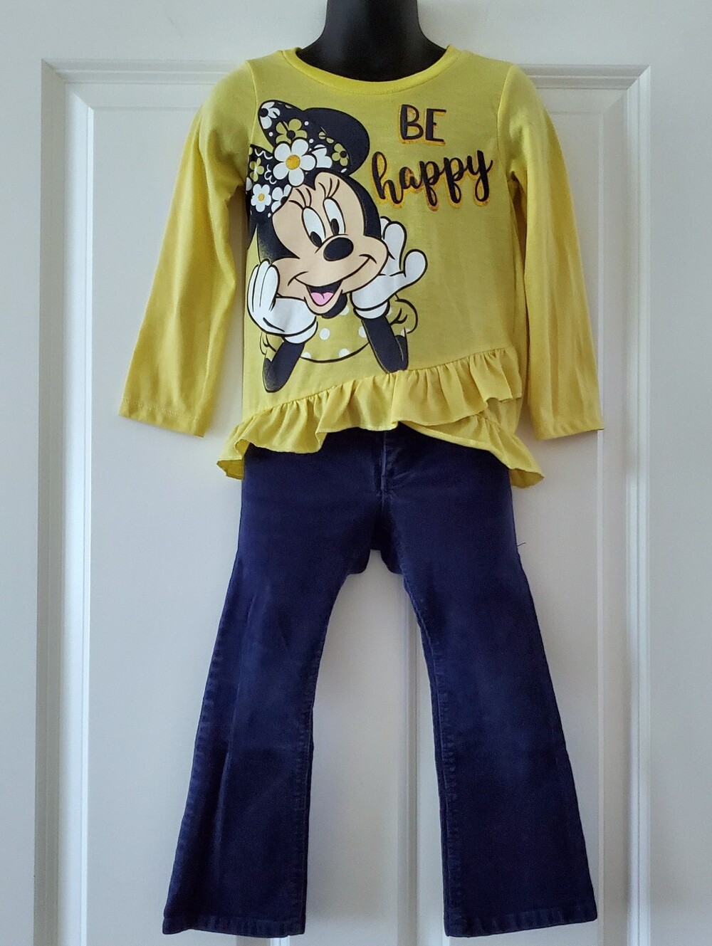 Disney Jr. Toddler Girl's Minnie Mouse Tunic & Corduroy Pants Outfit